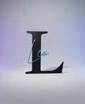 Personalisierter Schriftzug mit Initiale